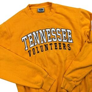 Vtg Stadium Athletics Tennessee Volunteers Sweatshirt Mens Small Orange Crewneck
